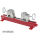 TAG pár nastaviteľných kolieskových hláv z nerezovej ocele